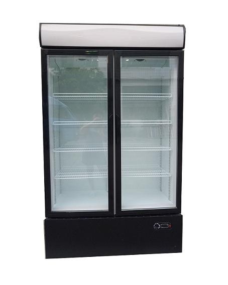 Vertical Display Freezer 5 Layers , 2 Door Commercial Display Freezer -25 Degree