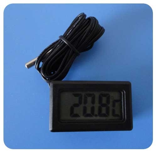 Black ABS Built-in Temperature indicator Display for Panel Heater Thermostat