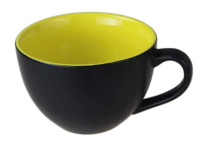 Cute 650ML Custom Ceramic Mugs , stoneware ceramic tea cups Freezer Safe
